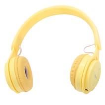 Bluedio M6 Hi Fi 노이즈 캔슬링 블루투스 5.0 헤드폰, 노란색