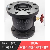 10k 플랜지 주철 스모렌스키 체크밸브 (KS타입) 100A