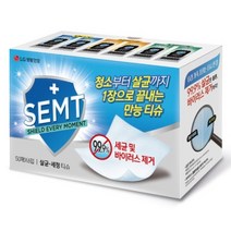 SEMT(셈트) 다용도 살균세정티슈 50매 X 6입