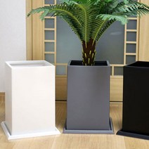 FRP화분 모던직사각, 상품선택, 로라물받이3.5호형 그레이