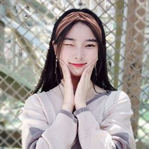 이쁨달다 무지꼬임 반다나 머리띠 헤어밴드 꼬임밴드 헤어띠 6컬러