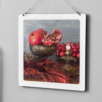 행잉액자 한폭의그림같은석류(사각중형).꾸밈