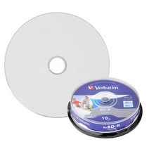 [공cd케익] 버바팀 Verbatim CD-R / DVD-R / RW / DL / 700MB 4.7GB 8.5GB 25GB 50GB 블루레이, BD-R 25GB 프린터블 10p CAKE 6X