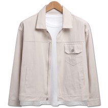 오버핏 지퍼 트러커 자켓 (RT867)