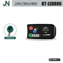 Ebike KT LCD 디스플레이 방수 SM 플러그 24V36V48V72V 전기 자전거 키트용, LED880 WP