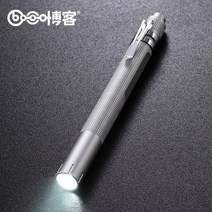 차박 휴대용 LED 랜턴 캠핑 조명 손전등 미니 후레쉬 블로그 m2 눈동자 펜 의사, bk-m3 실버 화이트 라이트(긴 섹션에는 다른