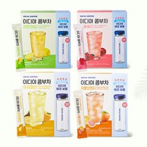 이디야 콤부차 레몬라임 애플베리 유자파인 자몽오렌지(보틀증정), 애플베리 20T