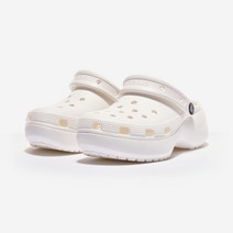 (국내매장판) 크록스 클래식 플랫폼 클로그 우먼스 CRS206750 WHITE