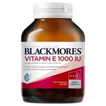 블랙모어스 네츄럴 비타민E 1000IU 100정 Blackmores Natural Vitamin E 1000IU 100 Capsules, 네츄럴비타민E1000IU100정