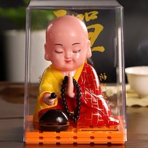 목탁치는 스님 태양열 인형 노호혼 동자승, 빨강스님 대형