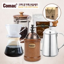 코맥 선물세트핸드드립 홈카페 5종(핸드드립3종+밀폐용기+커피원두)DN1M1K1A1C2, 코맥 [선물세트]핸드드립 홈카페 5종세트(DN1-M1-
