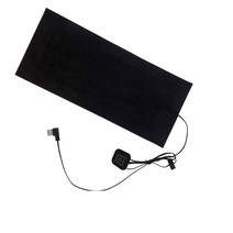 미니전기방석 1인용전기방석 usb전기방석 USB 전기 가열 패드 히터 홈 오피스 의자 워머 3단 온도 제어 가열 전기 가열 패드, 검은색, 한 사이즈