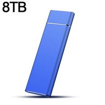 Portable SSD High Speed 2TB 1TB 500GB Type-C External Hard Drive 4TB 16TB USB 3.1 Storage Disks For, [15] Blue 8TB