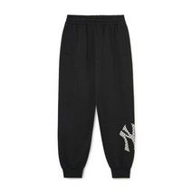 MLB 엠엘비 큐브 모노그램 빅럭스 조거팬츠 NY Black 3APTM0834 50BKS