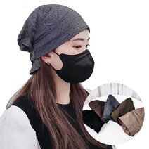 항암비니 사계절면두건 주름비니 도배비니 암환자 주방 머리두건 모위드