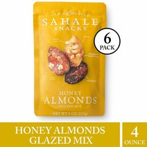 사할리스낵 (미국직배) 허니아몬드믹스 6팩 Sahale Snacks Honey Almonds Glazed Mix, 1개