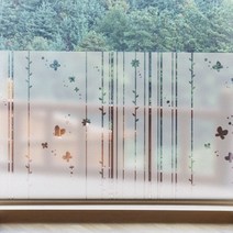고급컷팅안개시트_나비숲_90x110cm, 단품