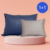 부드러운 촉감의 순면 항균 베개커버 2p (40X60/50X70), (40x60)베개커버 플라워