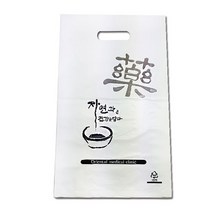 자연과건강 비닐백(하이덴)100장/비닐봉투/비닐봉지/쇼핑백/고급쇼핑백/선물가방/한약가방/한약쇼핑백/선물상자/공진단상자/케이스/한의원쇼핑백