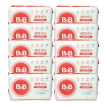 비앤비 세탁비누 유아의류 세탁용, 20개, 200g