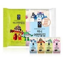 [정원] 청정원 미니어린잎김 18.4g (2.3gx8봉) x 3개, 1개, 18.4g x 3개