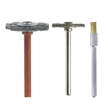 드레멜 로터리툴 액세서리 브러쉬 5종 모음 스테인레스 철 동 탄소강, 스테인리스 철브러시 531-02