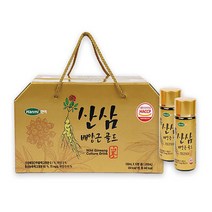 한미헬스 산삼배양근 골드 건강음료, 100ml, 10개