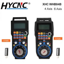 CNC 컨트롤러 모션 제어 XHC WHB04B CNC 무선 핸드 휠 선반 Mach3 4 축 6 MPG 교수형 USB 원격 40m 수신기, 01 WHB04B 6 axis