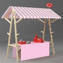 접이식 진열대 가판대 플리마켓 야외 판매대 행사 야시장 벼룩시장, 분/흰15060200(천장+식탁보)