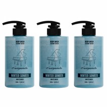 휘감다 코코넛워터 각질제거 바디워시 500ml x 3개 화이트머스크