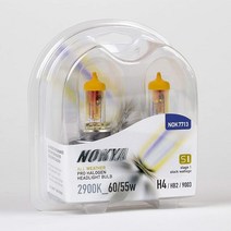 Nokya H4 / 9003 HB2 전천후 헤드라이트 전구 2900K 60/55W 1단계 NOK7713