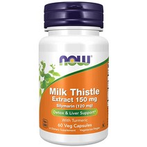 나우푸드 실리마린 밀크씨슬 추출물 120베지캡슐, 60 Count (Pack of 1)