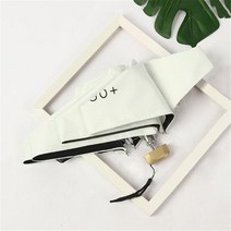 PALONY작은 자외선 차단 파라솔 접이식 미니 순수 컬러 태양 우산 비닐 야외 사랑스러운 커플 휴대용, beige