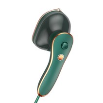 RUN Home 휴대용 원터치핸디 핸드 스팀다리미, 골드그린