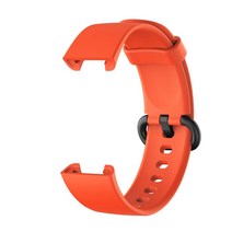 Xiaomi Mi Watch Lite 용 1PC 실리콘 손목 스트랩 Redmi 글로벌 버전 스마트 워치 교체 스포츠 팔찌, [05] orange, 05 orange