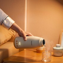 휴대용분유포트 분유 타는 기계 우유 데우기 포트기 일정한 온도 따뜻한 우유 외출용, B.[오렌지]  316L 라이너