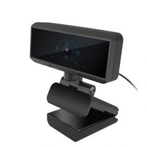 [해외] 풀 HD 1080P 30fps 5M 픽셀 USB 웹캠 마이크 자동 초점 컴퓨터 주변 장치 웹 카메라 유튜브 PC 노트북 웹 캠, Black