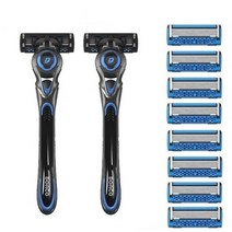 도루코 [정품] PACE 페이스6 6중날 페이스7 증정 7중날 면도기 면도날 기획모음, 1세트, 페이스7II FRESH 면도기2개 + 면도날10개