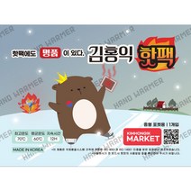 김홍익 핫팩 포켓형 중형 100g, 20개
