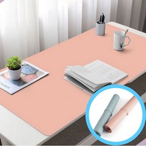 와이드 이케아책상매트 양면 데스크매트 책상깔판, 그레이