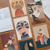 [istyle]Korean Minhwa Postcard Set-온바림