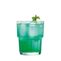 [아코록 루미낙] 노베지 언더락 16cl * 스택 플리츠컵 프랑스 강화 유리컵 홈카페 감성, 1P