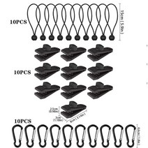 고정식어닝 처마치양 클립 텐트 캐노피 클립 버클 야외 윈드 로프 클램프 재사용 가능한, c