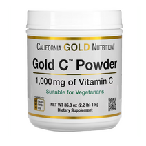 California Gold Nutrition Gold C 분말 비타민C 1 000mg 1kg(2.2lb), 1개