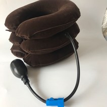 휴대용커피머신 휴대용커피머신 도매 휴대용 공기충전 경추 3단 견인 기기 가정용 다양한컬러 전체털, T05-커피색, C01-프리사이즈