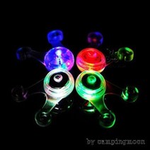 캠핑 텐트 스티링 자전거 휠 안전 야광 LED 차박 꾸미기 타프 감성 장박 사이트 포인트, 1개