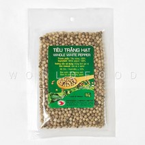 월드푸드 베트남 통후추 백후추 화이트페퍼 향신료, 1팩, 50g