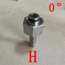 유압 피팅 메트릭 M10-M42 스레드 콘 호스 엔드 오일 파이프 커넥터 홀드 유형 튜브 고압, H_6MM to M14x1.5