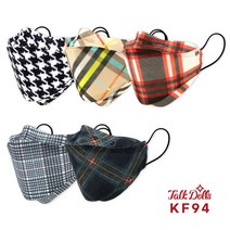 아트박스/토크돌즈 5종 토크돌즈 KF94 귀안아픈 연예인 패션 명품마스크, 1개