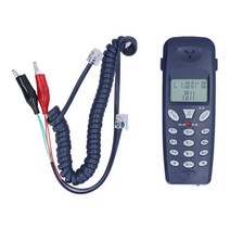 유선 전화 FSK DTMF 16 비트 LCD 디스플레이 재 다이얼 일시 중지 기능 홈 오피스